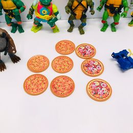 Vintage 1980's Mirage Collectible Action Figures Teenage Mutant Ninja Turtles With Pizza Truck RARE