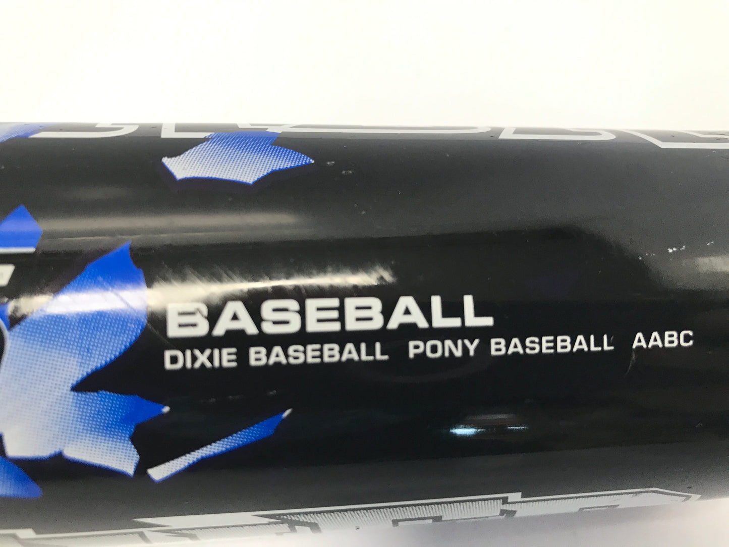 Baseball Bat 30 inch 18.5 oz Demarini Punisher Black Blue Excellent