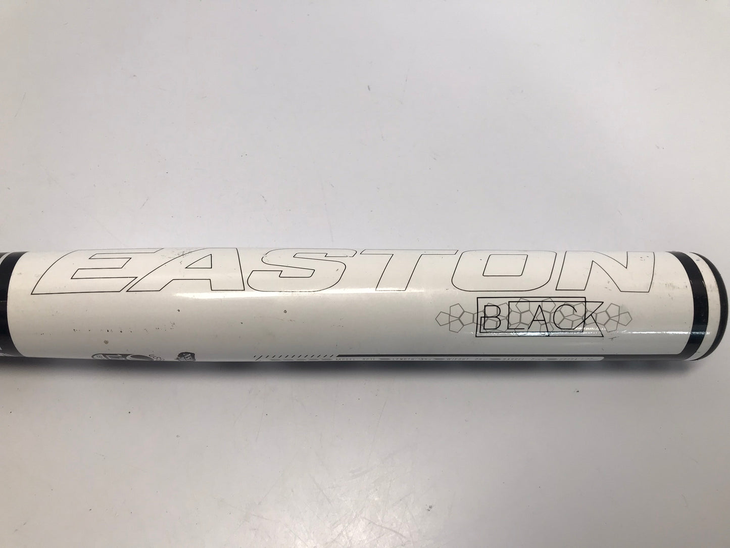 Baseball Bat 34 inch 28 oz Easton Black Softball Black White