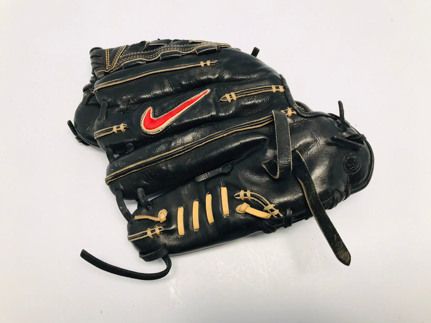 Baseball Glove Adult Size 12 inch Nike Diamond Pro Elite Black Leather Thick Quality Fits Left Hand