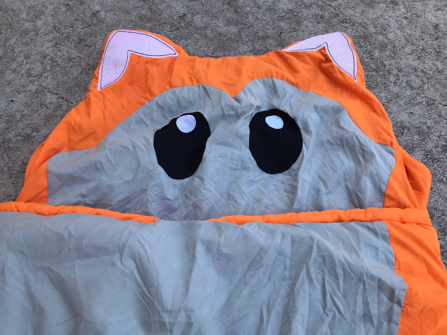 Camping Sleeping Bag Child Size Ozark Trails Floppy The Fox Fits Child Up To 5'2 inch Excellent