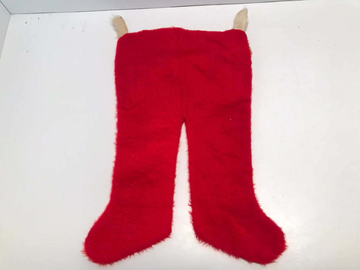 Christmas 1950s Vintage Santas Pants Stocking Rare 18x10 Inches