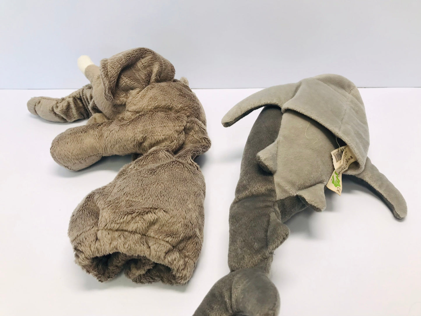 Folkmanis Puppets Large Elephant And Shark Plush Set