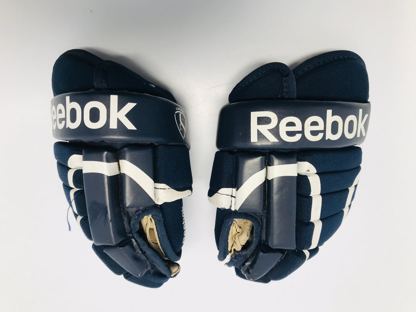 Hockey Gloves Child Size Junior 11 inch Reebok Marine Blue No Holes