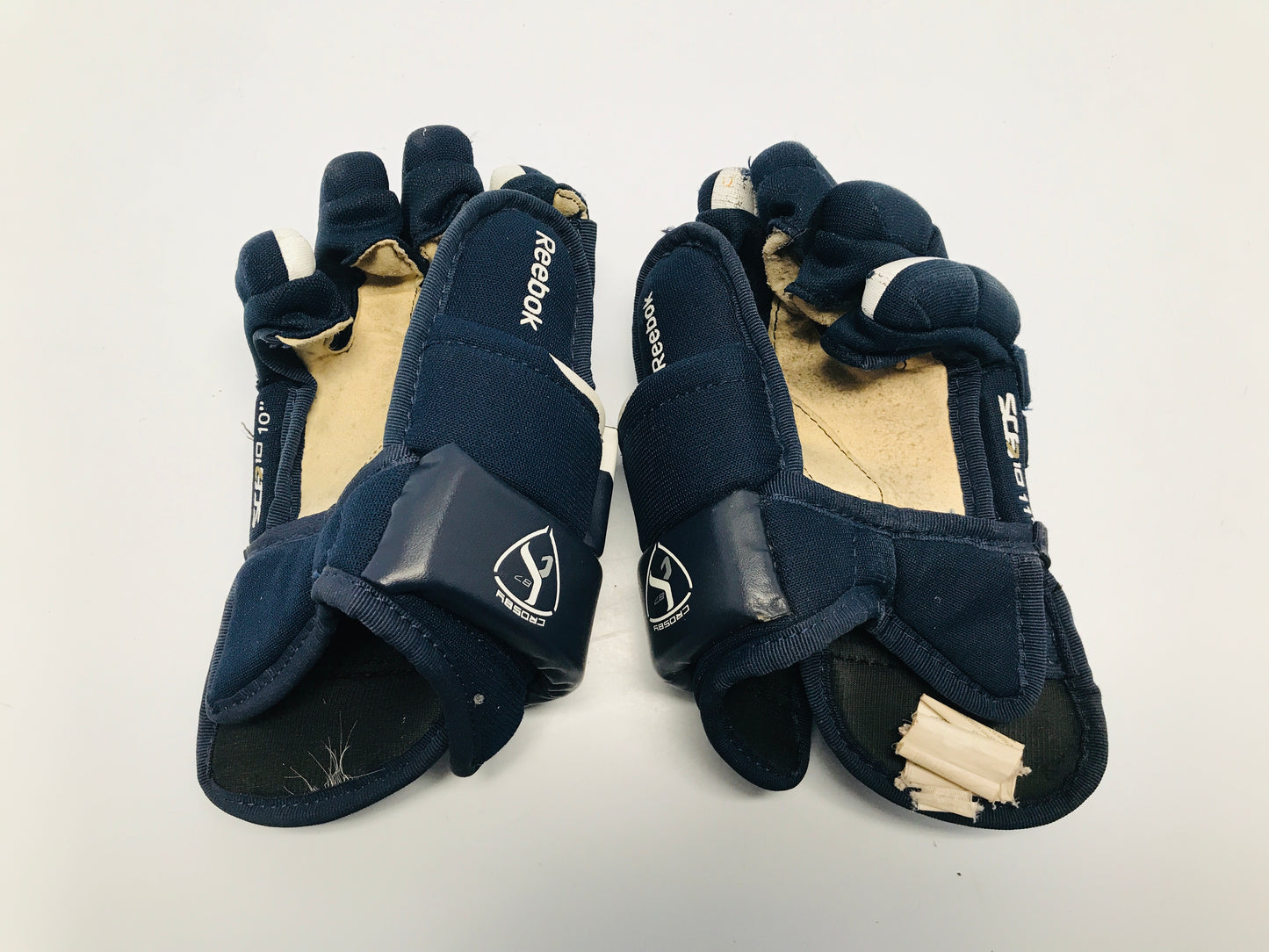 Hockey Gloves Child Size Junior 11 inch Reebok Marine Blue No Holes