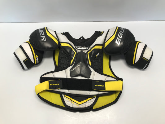 Hockey Shoulder Chest Pad Child Size Junior Large Bauer Supreme Matrix AMP Like New