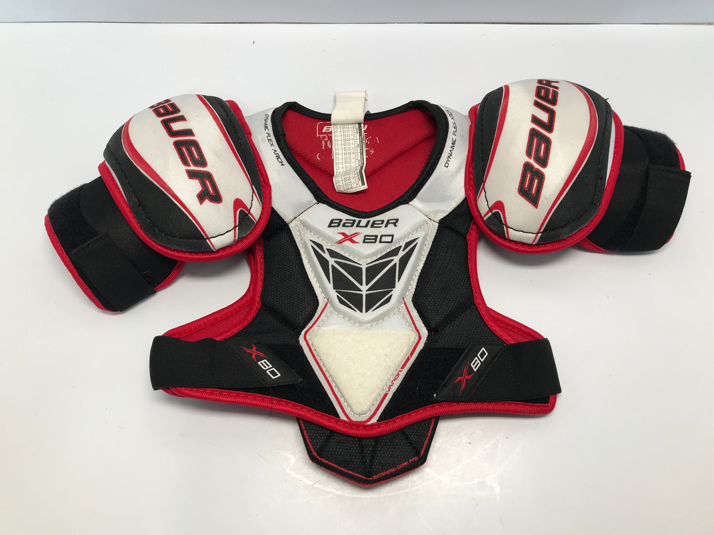 Hockey Shoulder Chest Pad Child Size Junior Medium Bauer X80 Excellent