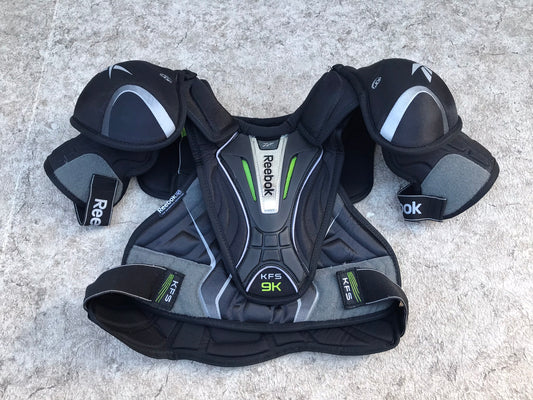 Hockey Shoulder Chest Pad Men's Size Medium Reebok Black Lime  Like New