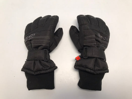 Winter Gloves and Mitts Child Size 6-8 Kombi Black New Demo Model