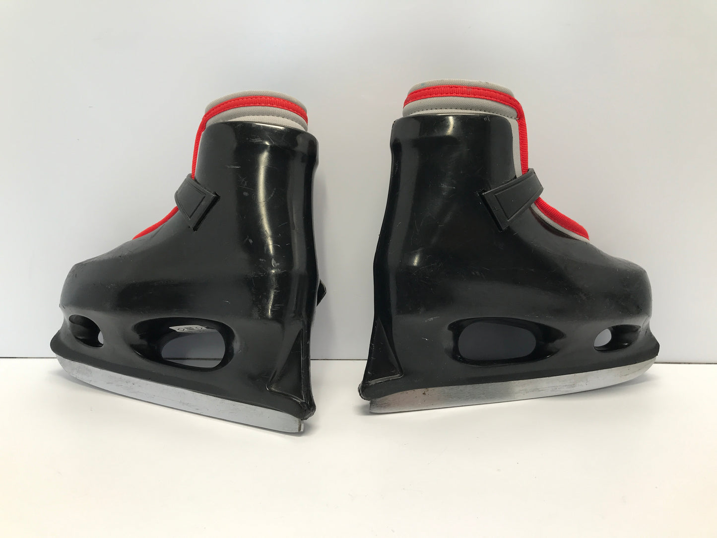 Ice Skates Child Size 8-9 Toddler Bauer Lil Sport Black Red Adjustable