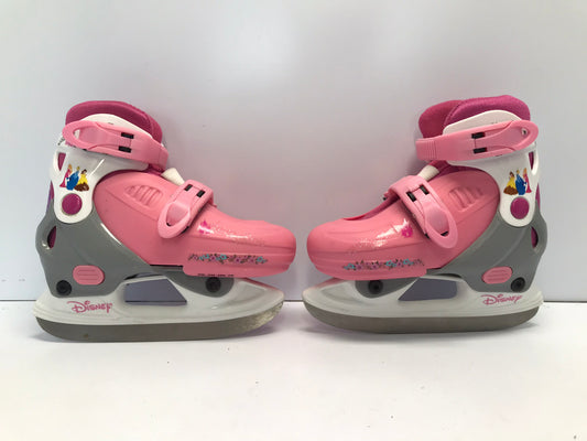 Ice Skates Child Size 9-12 Disney Lil Princess Pink Adjustable Like New