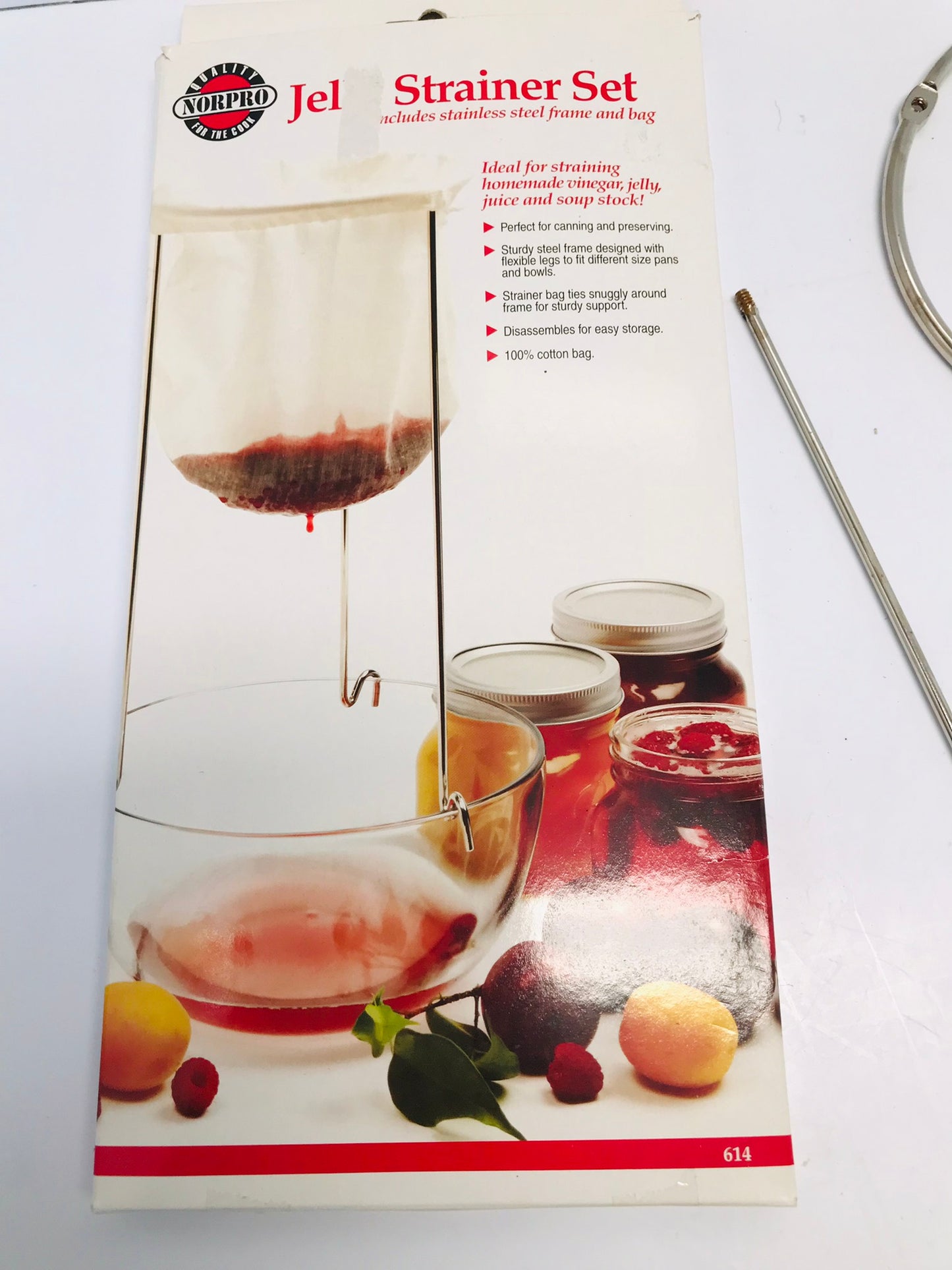 Norpro Jelly Strainer Juice or Stock Set New In Box