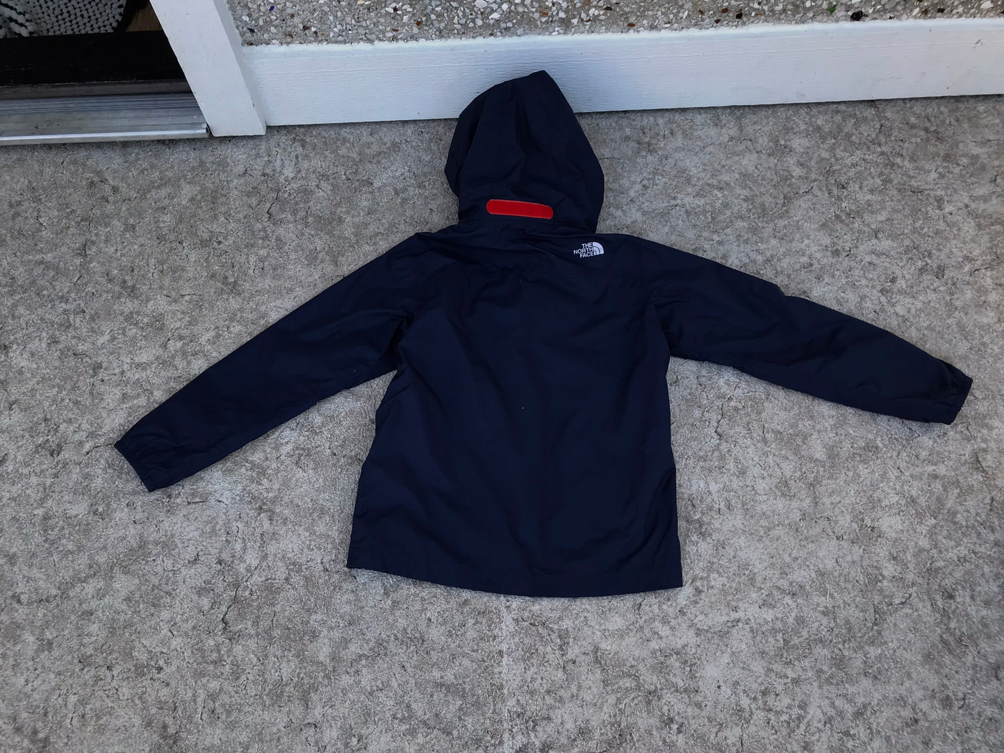 Rain Coat Child Size 7-8 The North Face Marine Blue Red  Excellent