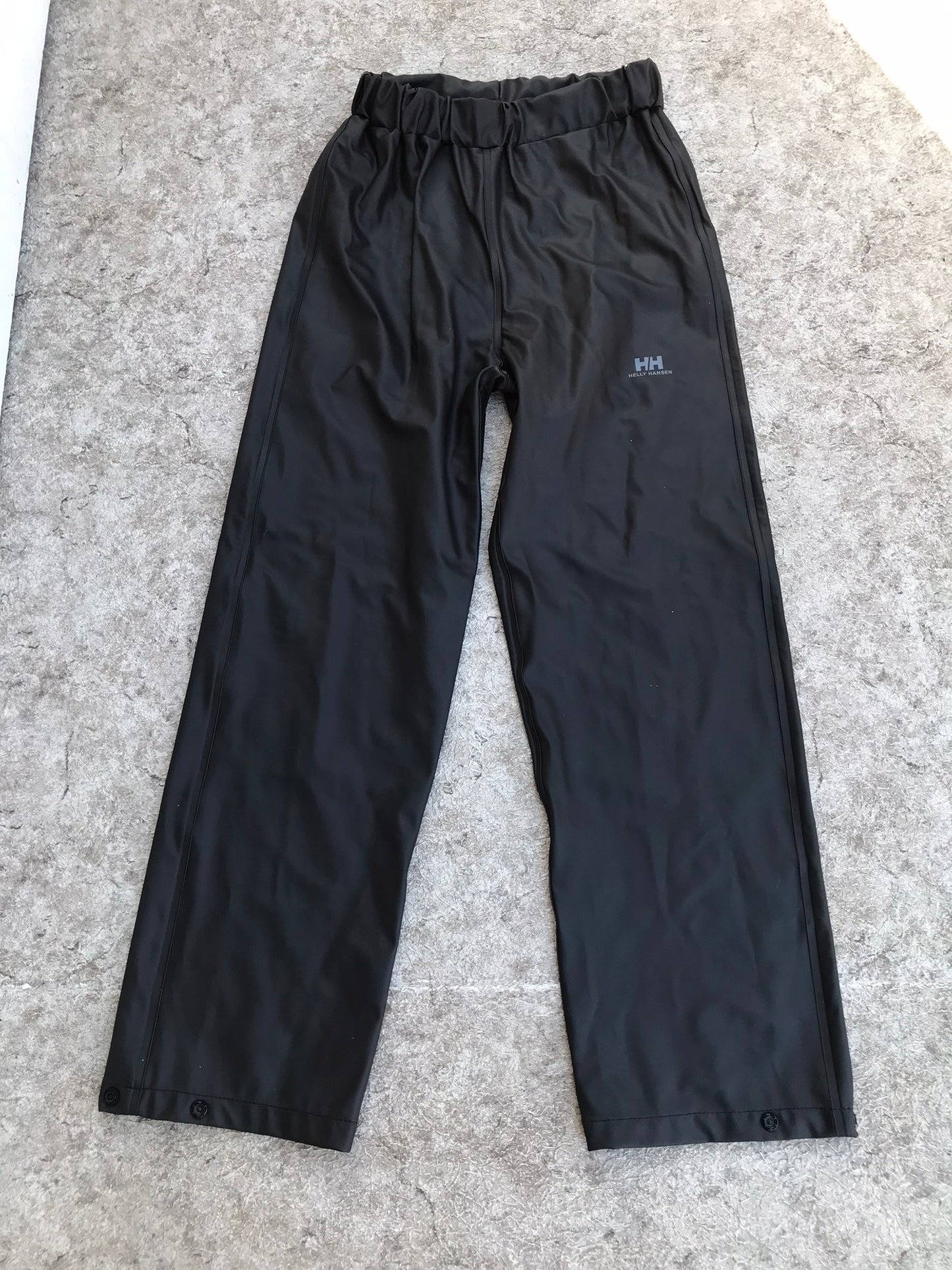 Rain Pants Child Size 10 Helly Hansen Waterproof Black New