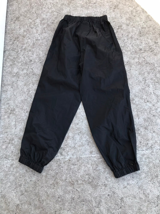 Rain Pants Child Size 10 MEC Black Like New