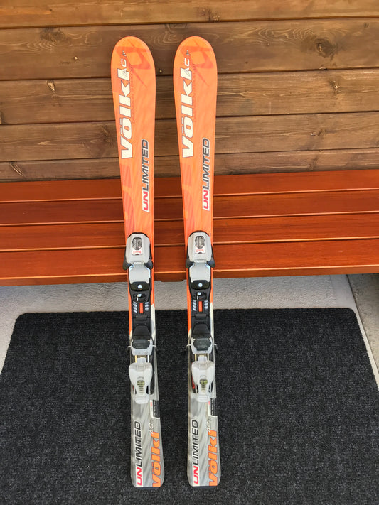 Ski 120 Volki Orange Grey Parabolic Bindings have great adjustment