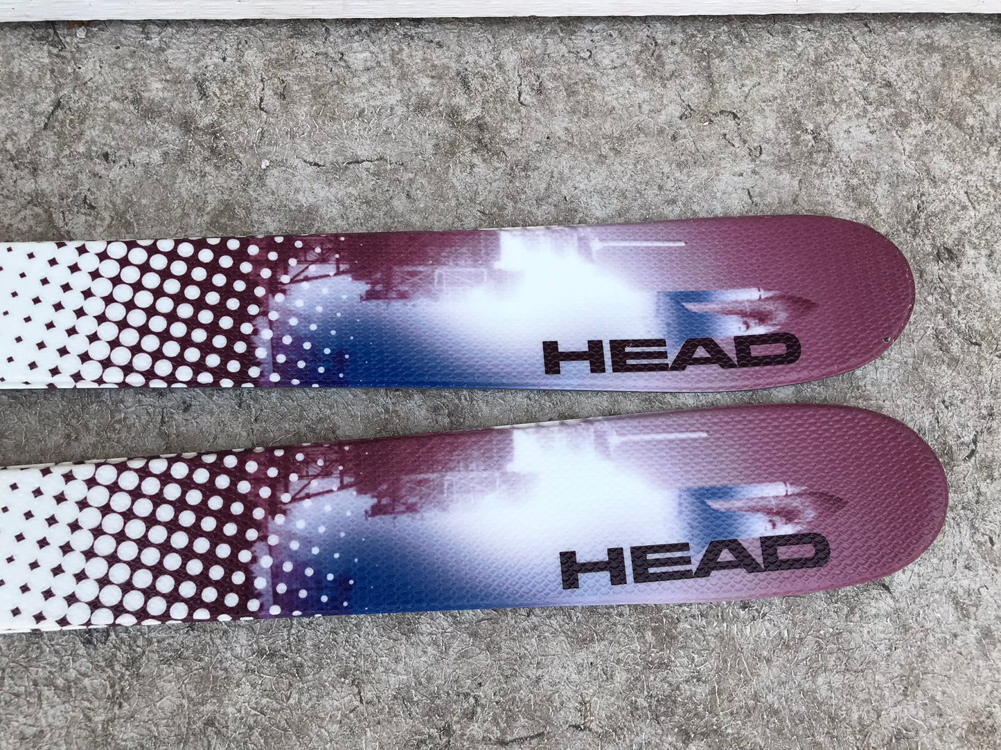 Ski 125 Head Mojo Spawn III Twin Tip Parabolic Red White With Bindings Excellent