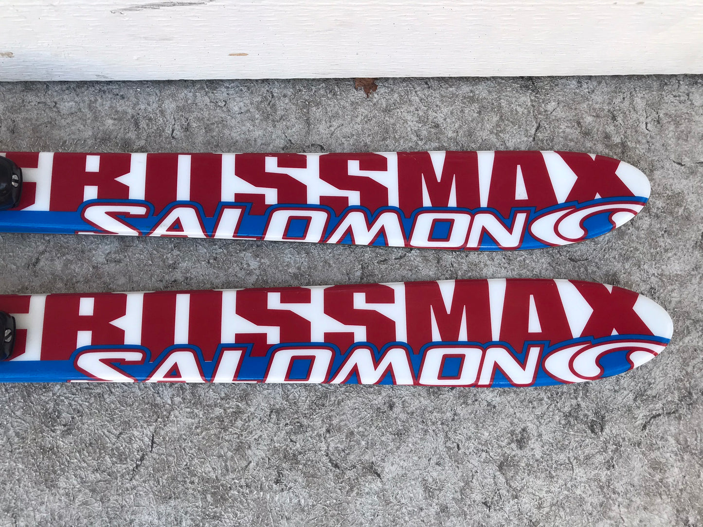 Ski 130 Salomon CrossMax Red Blue White  Parabolic with Bindings