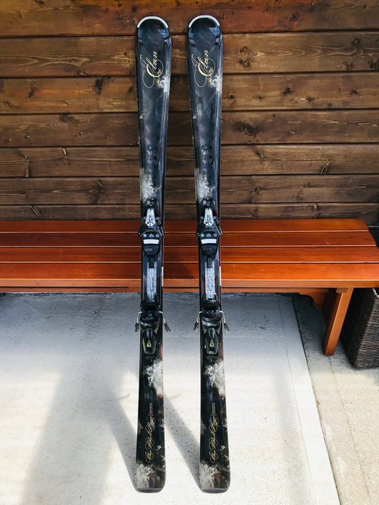 Ski 152 Elan Black Gold Parabolic With Bindings