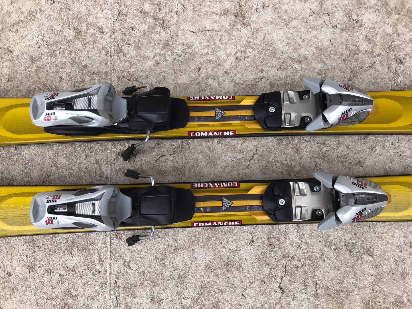 Ski 167 K-2 Commanche Parabolic Gold Grey Silver With Bindings