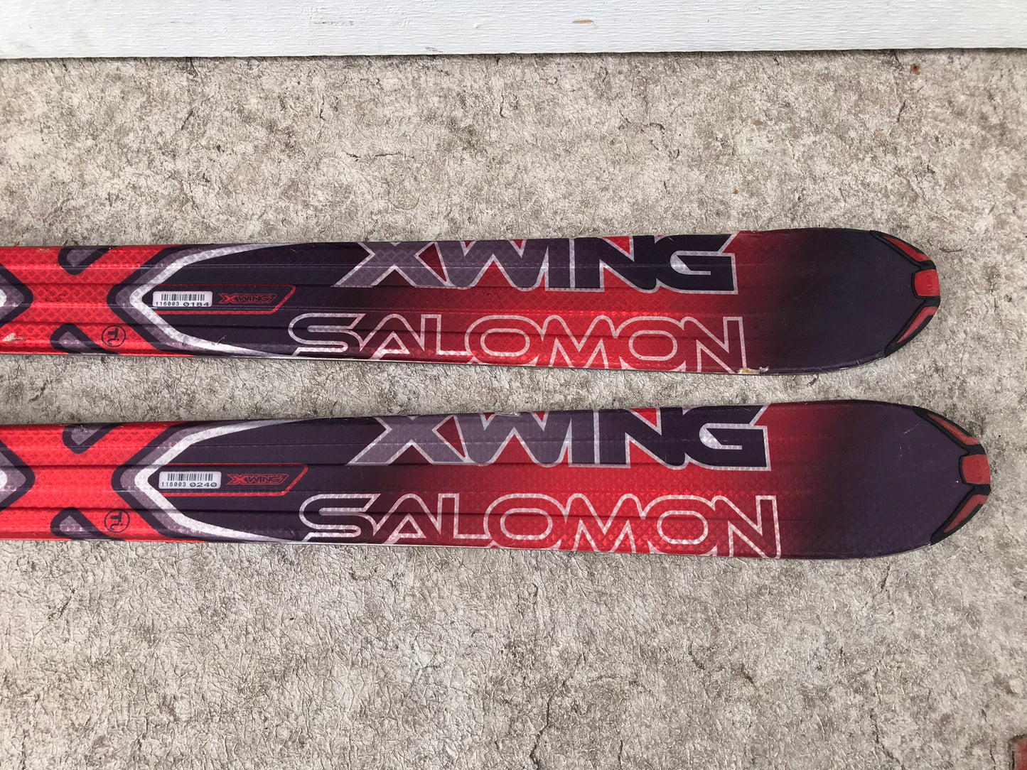 Ski 176 Salomen XWing Parabolic Red Black With Bindings