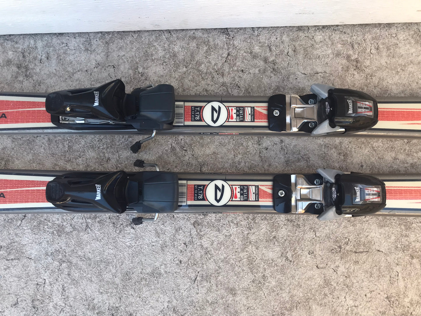 Ski 178 Dynastar Outland Grey Black Orange With Bindings Like New