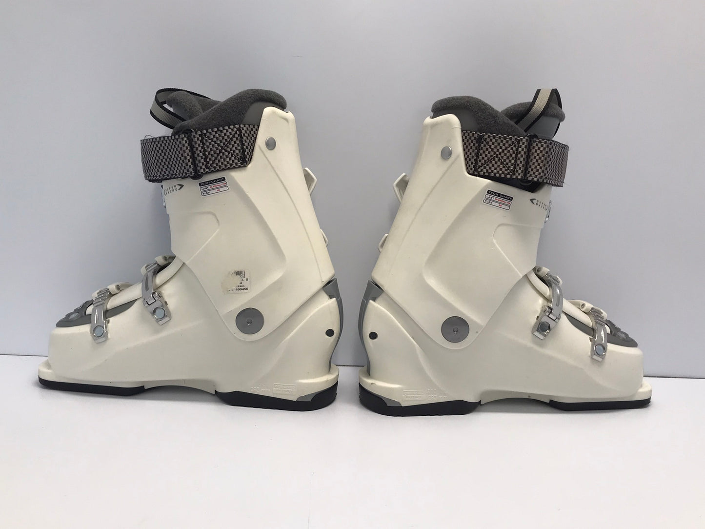 Ski Boots Mondo Size 25.5 Ladies Size 8.5 293 mm Head Soft Walk White Chrimson Red  New