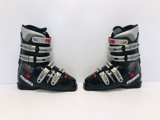 Ski Boots Mondo Size 26.0 Men's Size 8 Ladies Size 9 303 mm Tecnica Black Excellent