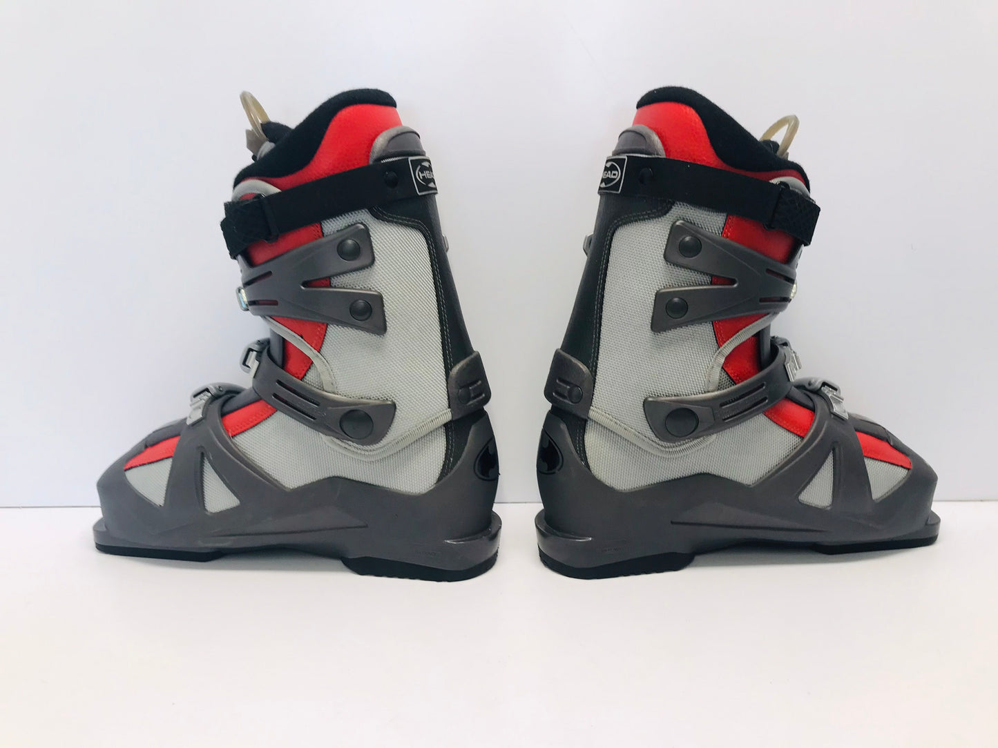 Ski Boots Mondo Size 27.5 Men's Size 9.5 Ladies 10.5 Head Grey Black Like New