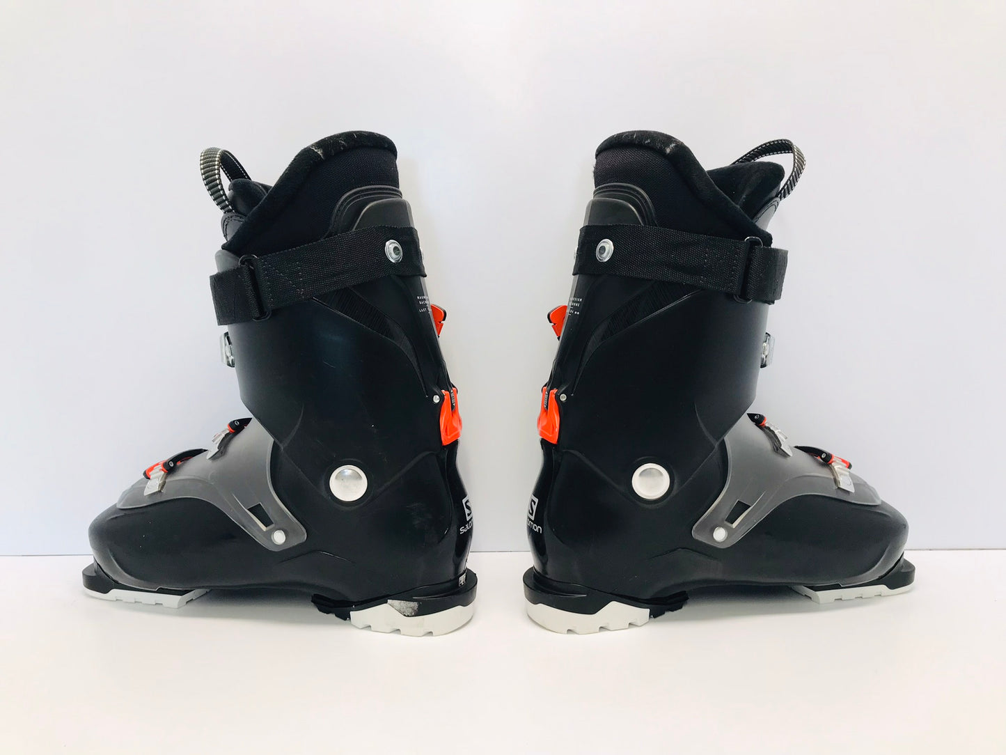 Ski Boots Mondo Size 28.5 Men's Size 10.5  328 mm Salomon Hike Ride Switch Black White Orange Like New