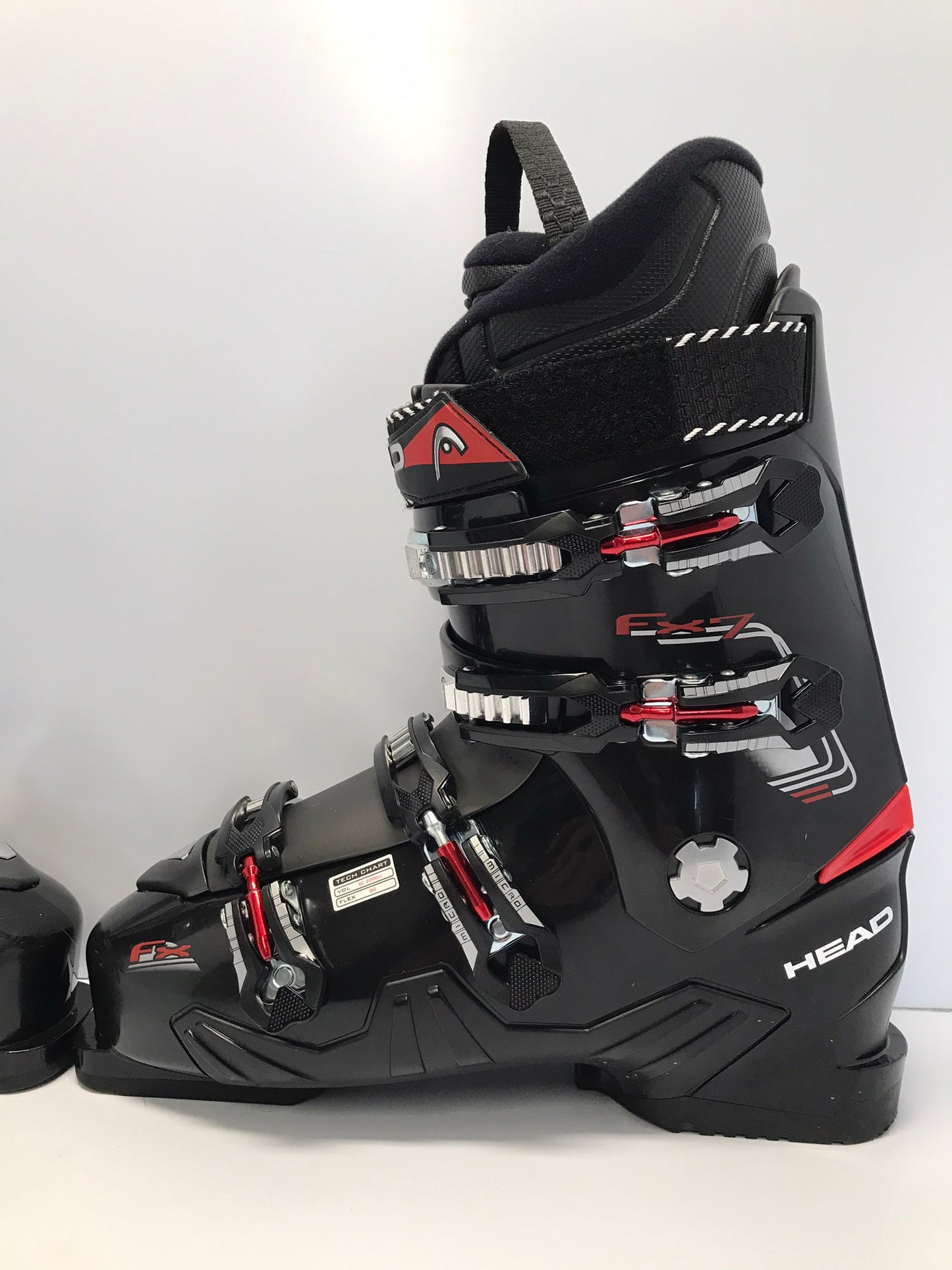 Ski Boots Mondo Size 29 Men's Size 11.5 341mm Head FX7 Black Red NEW