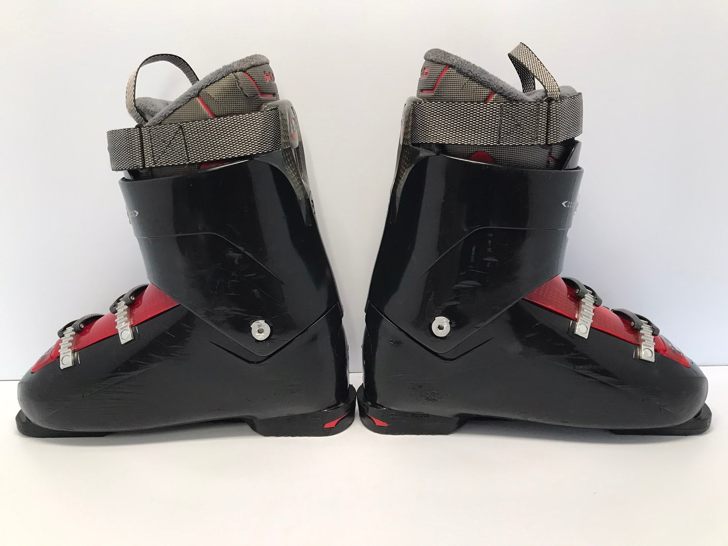 Ski Boots Mondo Size 32 Men's Size 14  365mm Head Soft Walk Black Red