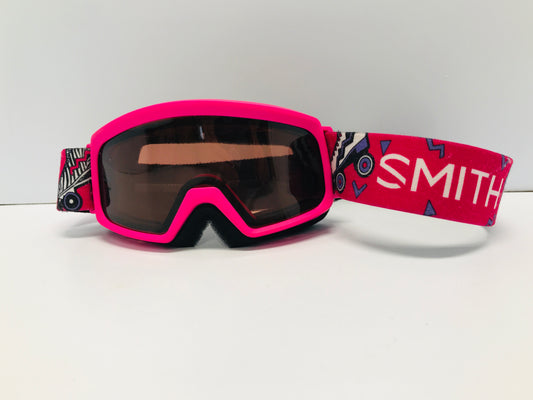 Ski Goggles Child Size 4-7 Smith Pink