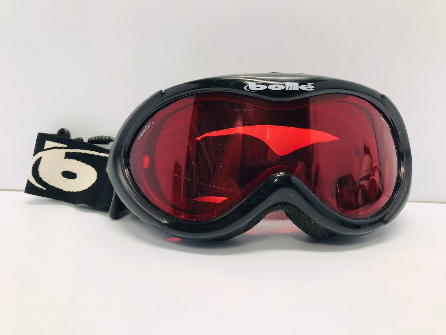 Ski Googles Adult Size Small Bolle Black Orange Lens