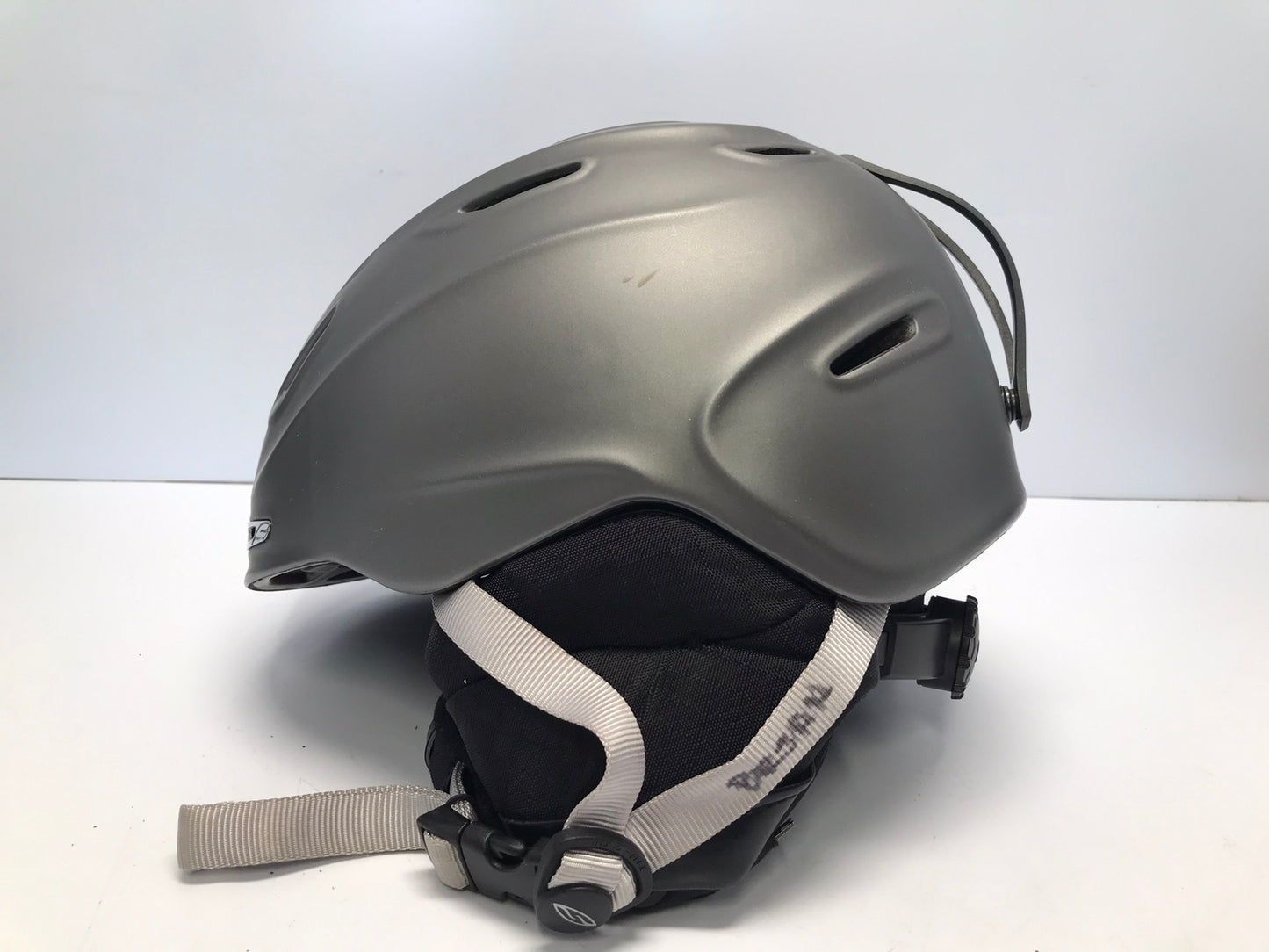 Ski Helmet Adult Size Large Smith Aspect Grey Excellent