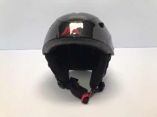 Ski Helmet Child Size 4-7 Mole Black Red Excellent