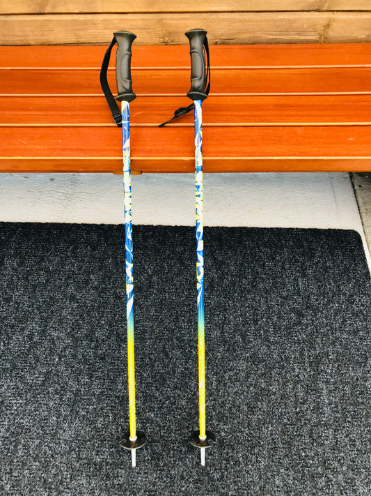 Ski Poles 36 inch 90 cm Scott Child Blue Yellow Excellent