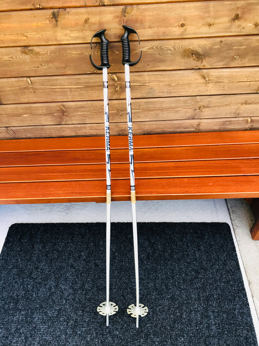 Ski Poles 48 inch 120 Cm Kerma Silver Black