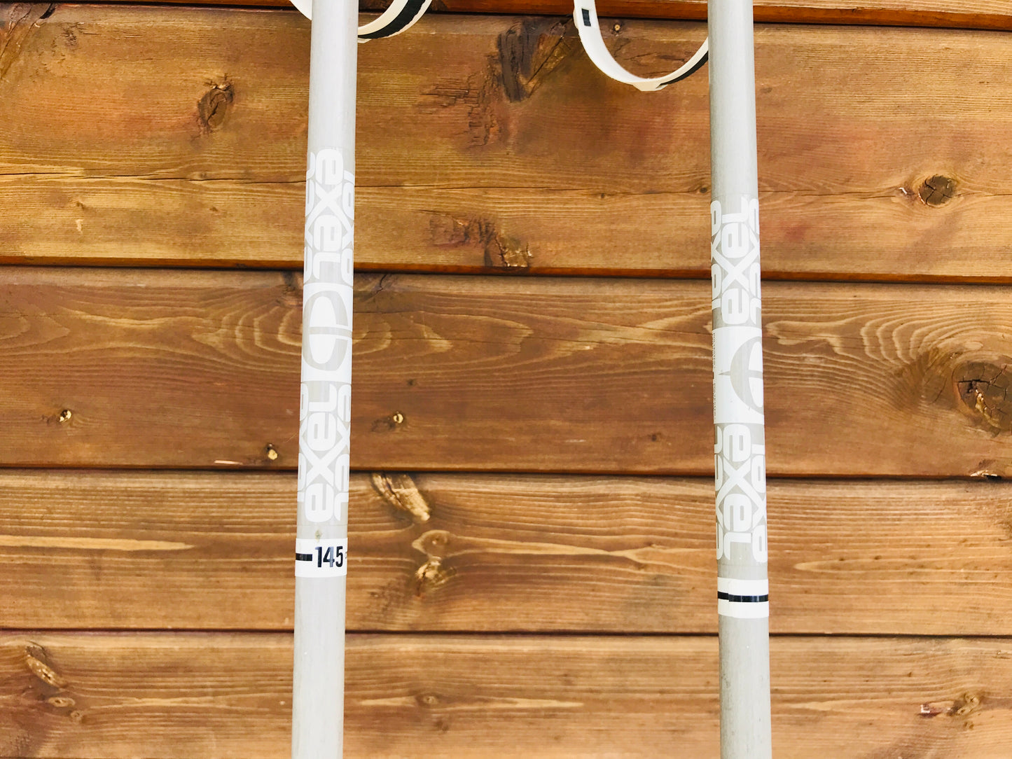 Ski Poles Cross Country 145cm Grey Excellent