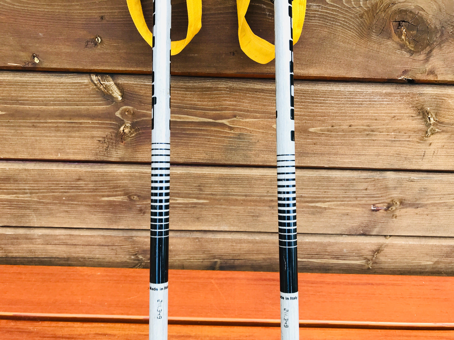 Ski Poles Cross Country Gipron 132cm Grey Black Yellow