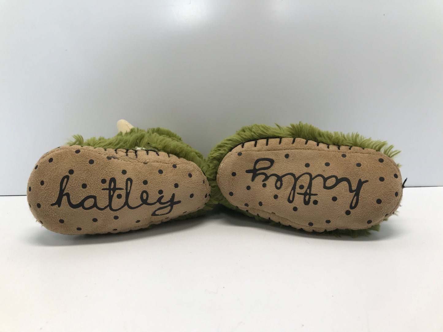 Slippers Child Size 5-7 Hatley Dino Like New