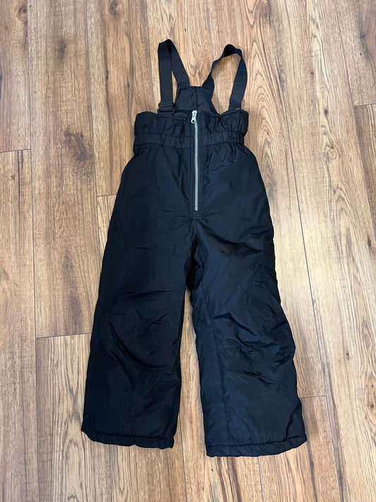 Snow Pants Child Size 5 Black With Bib Sportek Excellent