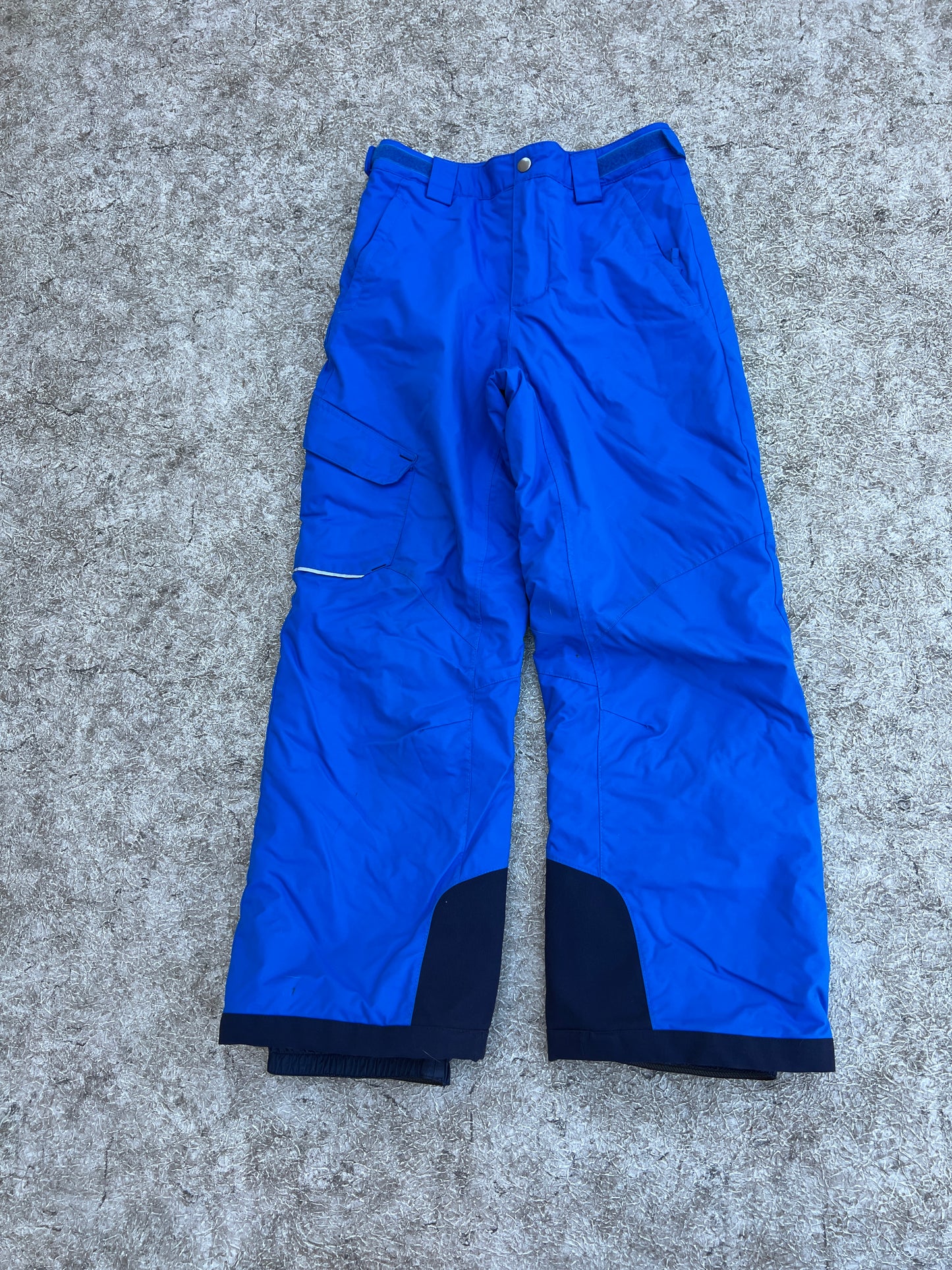 Snow Pants Child Size 8-10 Columbia Adjustable Waist Blue Excellent