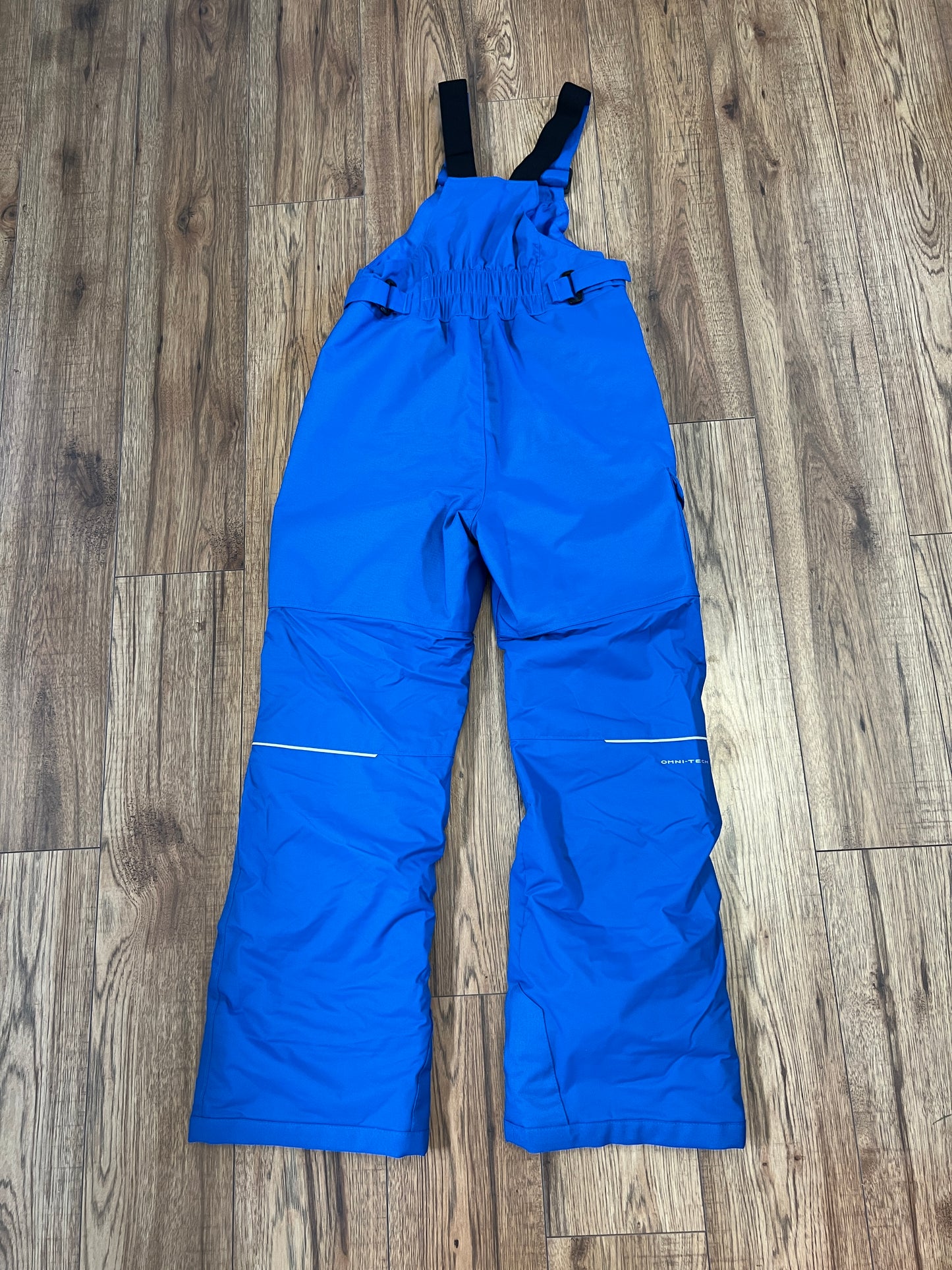 Snow Pants Child Size Youth 14-16 Columbia With Bib Blue Like New