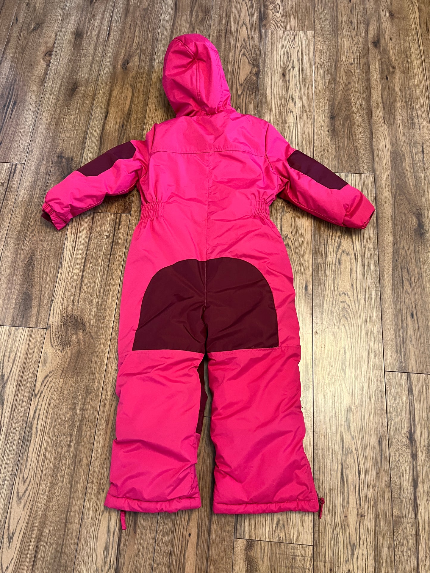 Snow Suit Child Size 5-6 Micro Fleece Lined Inside Fushia Pink New Tink 1in Slice Easy Fixz or Patch