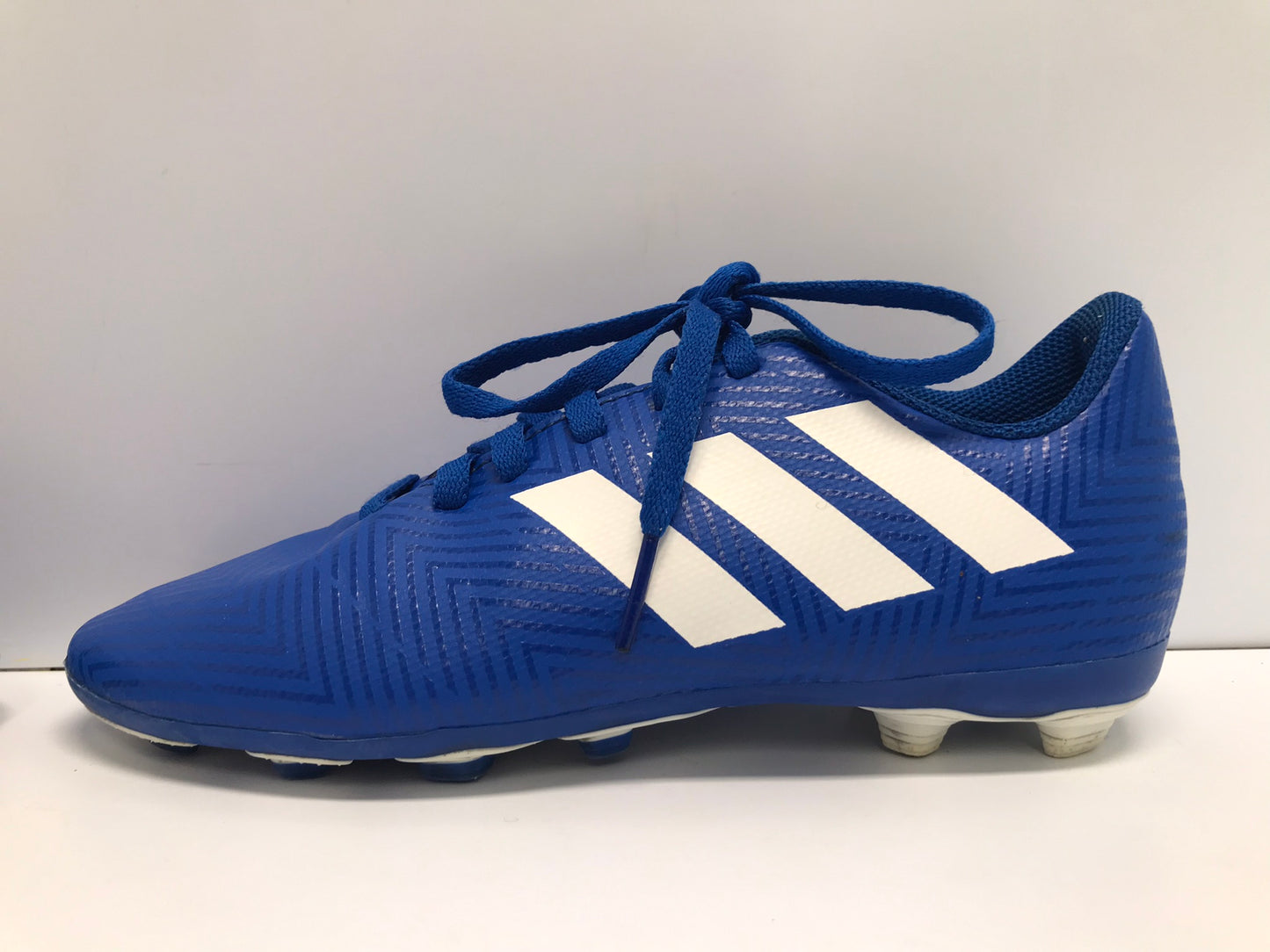 Soccer Shoes Cleats Child Size 2 Adidas Nemeziz Blue White Excellent