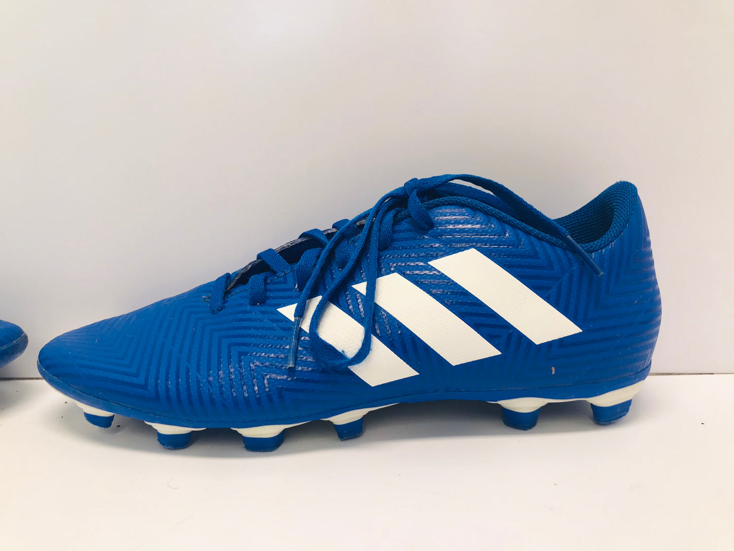 Soccer Shoes Cleats Men's Size 7 Adidas Nemeziz   Blue White Excellent