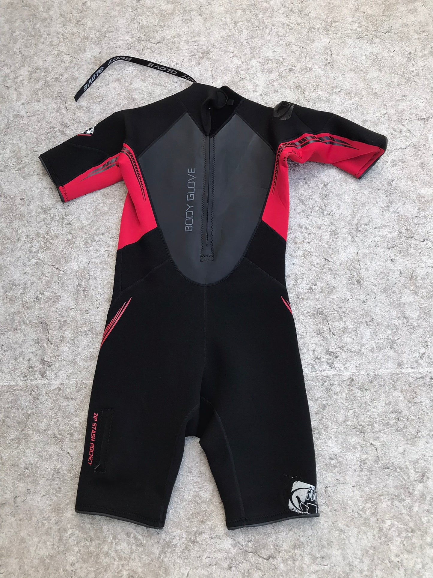 Wetsuit Men's Size Large Body Glove Black Red 2-3 mm Neoprene New