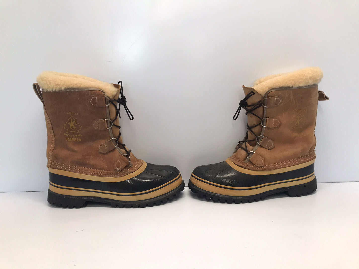 Winter Boots Men's Size 9 Sorel With Liner Leather