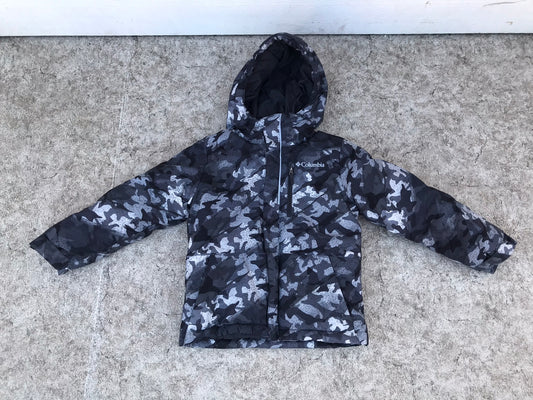 Winter Coat Child Size 5 Columbia Grey Camo Like New